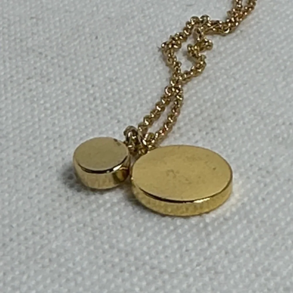 Kate Spade Gold Necklace with Red Spade & Crystal Charm – 16.5” with 3” Extender